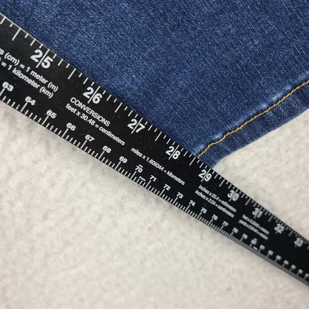 Judy Blue Jeans Womens 15/32 Blue Boyfriend Dark Wash Denim JB88608